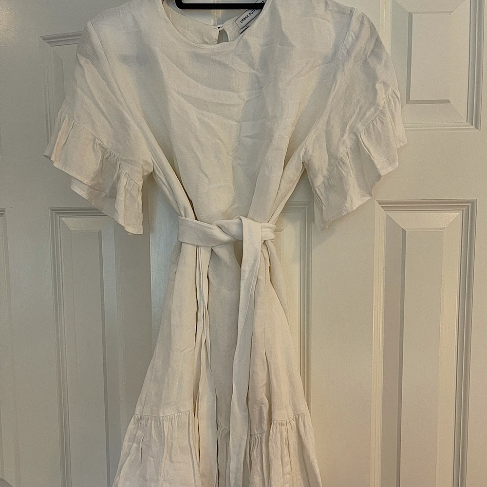 Urban Outfitters White Shift Dress